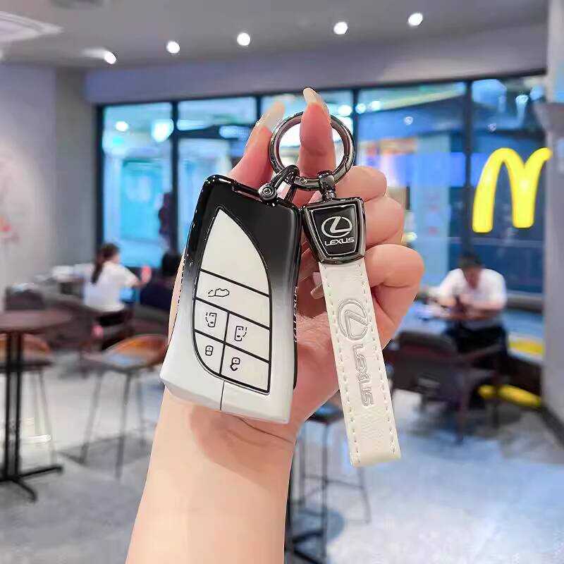 เหมาะสําหรับ Lexus LM350h กระเป๋า LM5h หัวเข็มขัดเปลือก Lelfa LM5H ฝาครอบกุญแจรถโลหะ