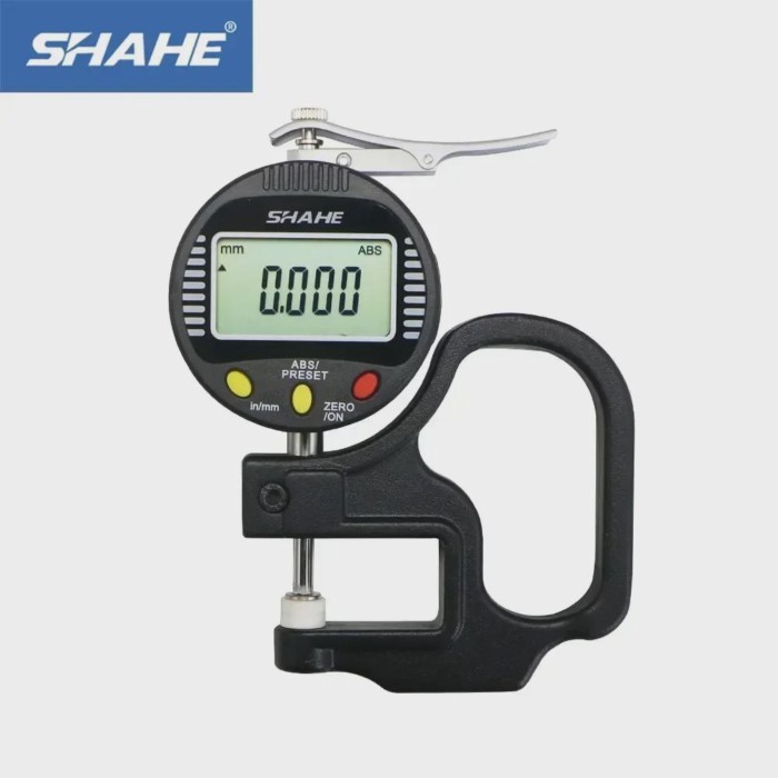 0.001mm Digital Display Micron Thickness Gauge Meter Leather Thickness Gauge 0.001 mm Digital Thick