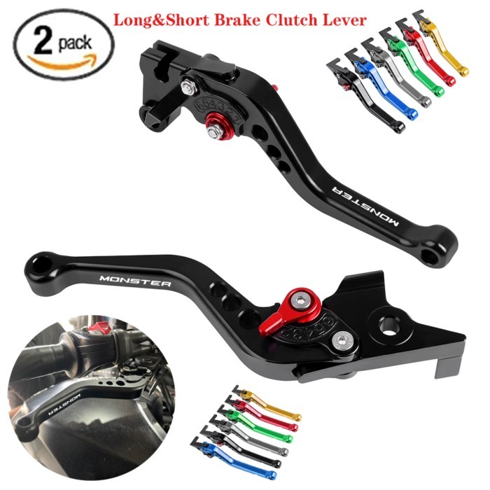 For Ducati MONSTER 400 620 695 696 796 821 M400 M620 M750 M900 ST2 ST4 Short&Long Brake Clutch Leve