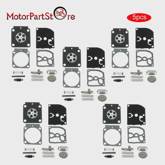 Carburetor Repair Rebuild Gaskets Kit RB-100 for Stihl FS55 FS38 HS45 BG45 MM55 & Mini Tiller 4137