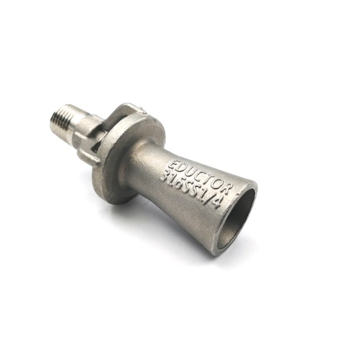 1/4" BSPT Stainless Steel 316 Eductor Venturi Nozzle, Industrial Mixed Jet Venturi Nozzle