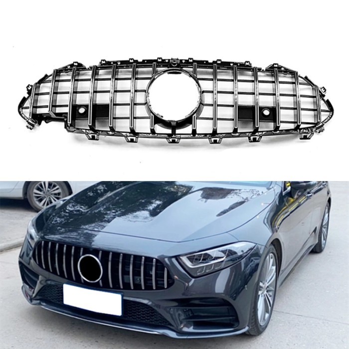 Car Front Grille Bumper Hood Mesh Auto Kit For Mercedes Benz W257 C257 CLS-CLASS CLS300 CLS450 CLS5