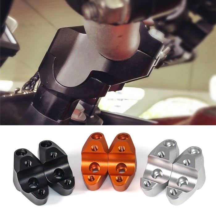 Motorcycle Accessories Handlebar Riser Drag Handle Bar Clamp Extend Adapter For 300 350 450 EXC F T