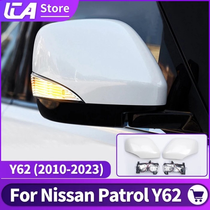 Dedicated to Nissan Patrol Y62 Rearview Mirror Cover Nissan Patrol Sexe Rear-View Mirror Shell Turn