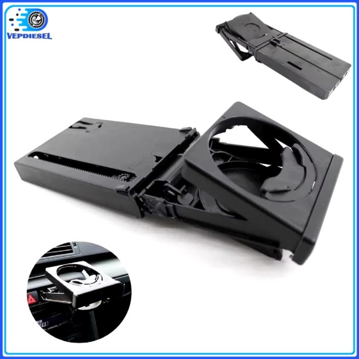 1pc Front Car Cup Holder 8E1862534J 8E1862534H New For 2002-2005 Audi A4 B6 B7 02-05 Balck 4-Door C
