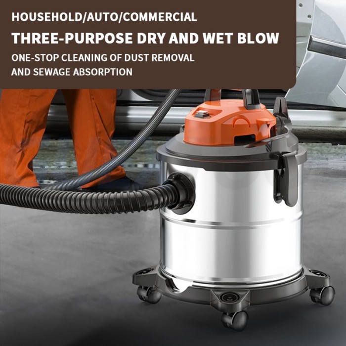 3 in 1 Household Vacuum Cleaner Large Suction Wet And Dry Vacuum Cleaner Car Seam Cleaner Industria