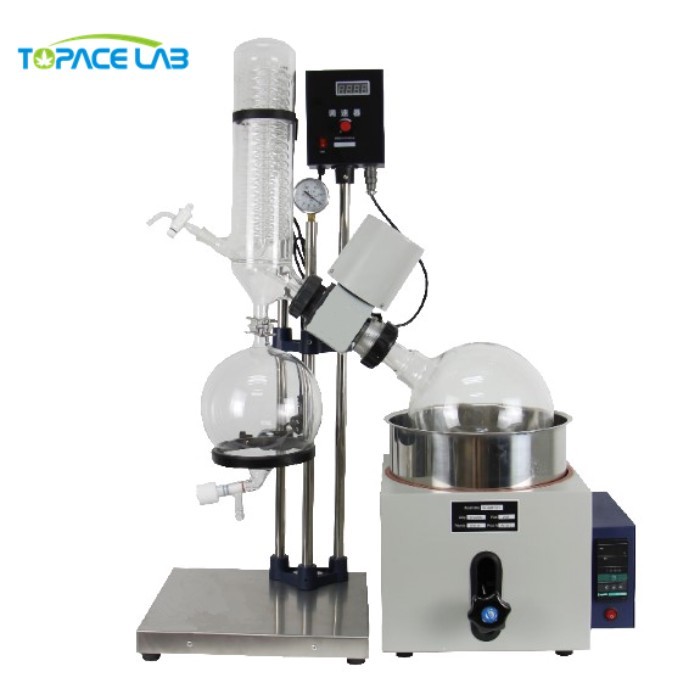 5L High Vacuum Glass Rotary Evaporator Short Path Distillation Apparatus with Hand Lift