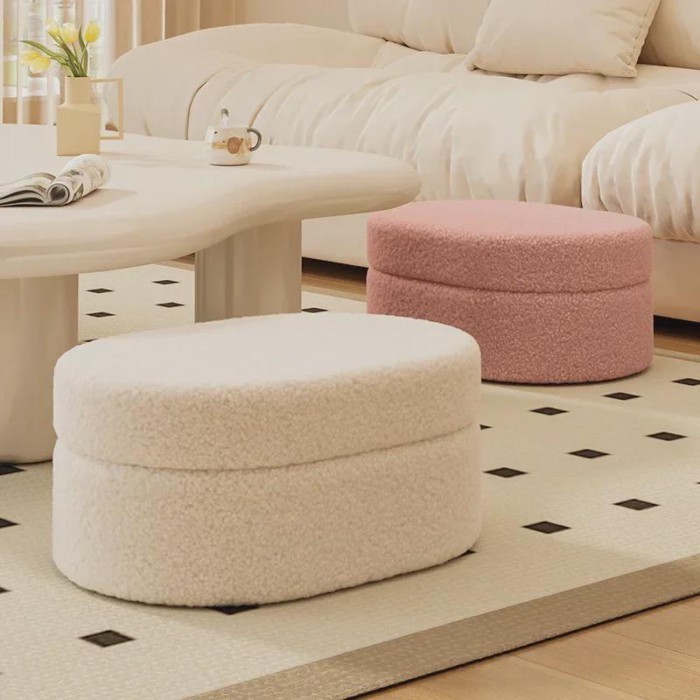Home Portable Storage Stool Living Room Coffee Table Sofa Stool Internet Famous Flip Cover Bedroom