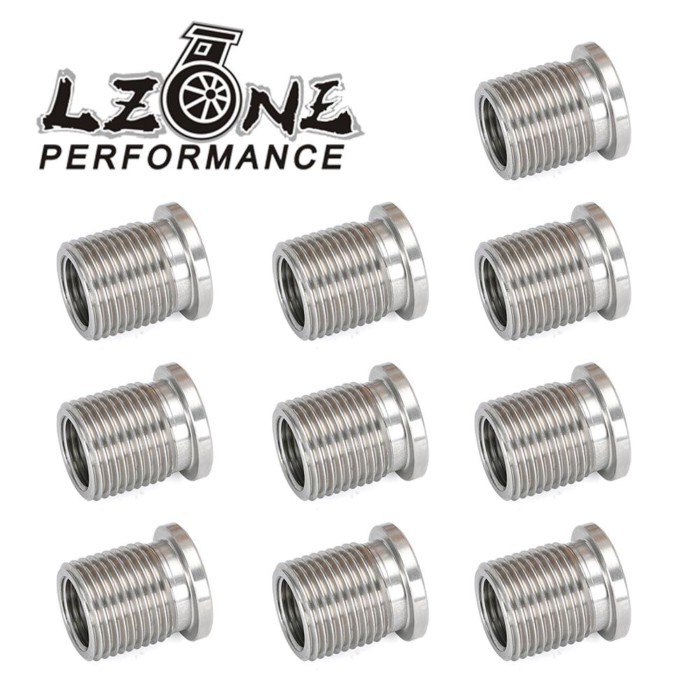 10pcs Spark Plug Port Insert Tool Set 38900 For 96-03 Ford Triton Two Valve Engines 4.6L 5.4L 6.8L