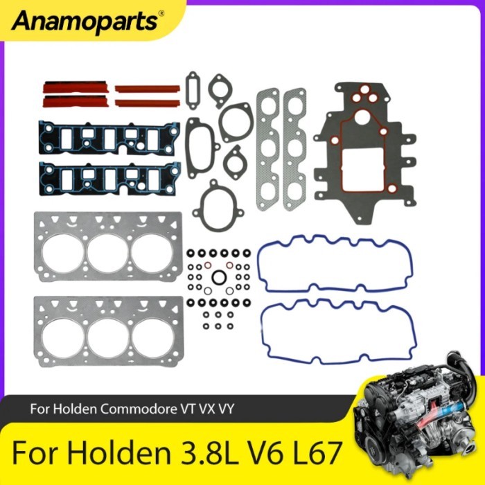 Engine Part Full Gasket Set Fit 3.8 L V6 GAS L67 For 96-04 GMC Holden Commodores VT VX VY Calais Ca