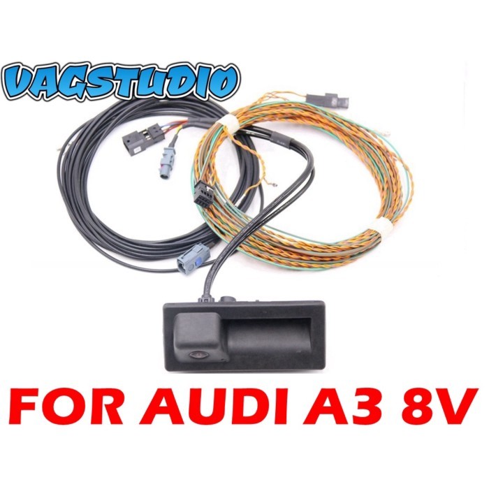 FOR Audi A3 8V 8V0 827 566 B 5Q0980556B Rear View Camera Trunk Handle With High Guidance Line