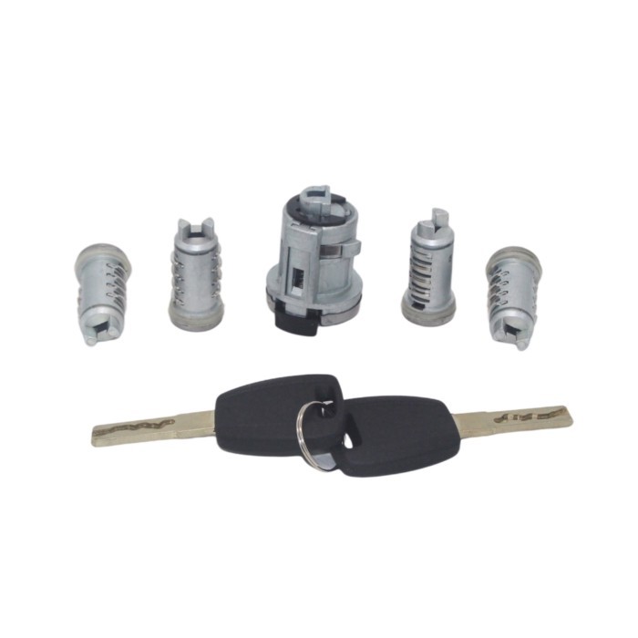 AL162 for Fiat Doblo Cargo Punto Panda 5pcs Complete Set Ignition Door Trunk Lock Barrel Cylinder w