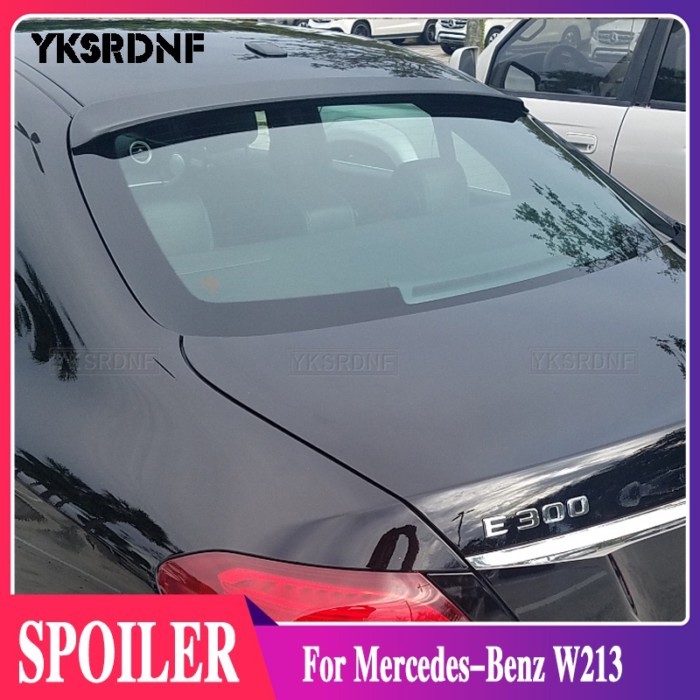 For Mercedes-Benz W213 E200 E260 E300 E350 2016-2019 ABS Material Primer Color Car Tail Wing Decora