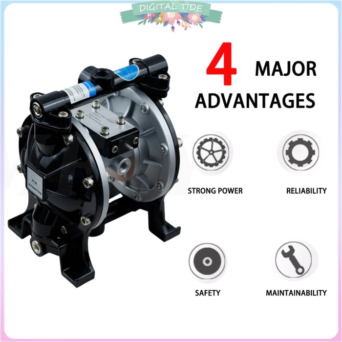 Air Operated Double Diaphragm Pneumatic Diaphragm Pump High Pressure Paint Booster Pump Ink Pump Gl