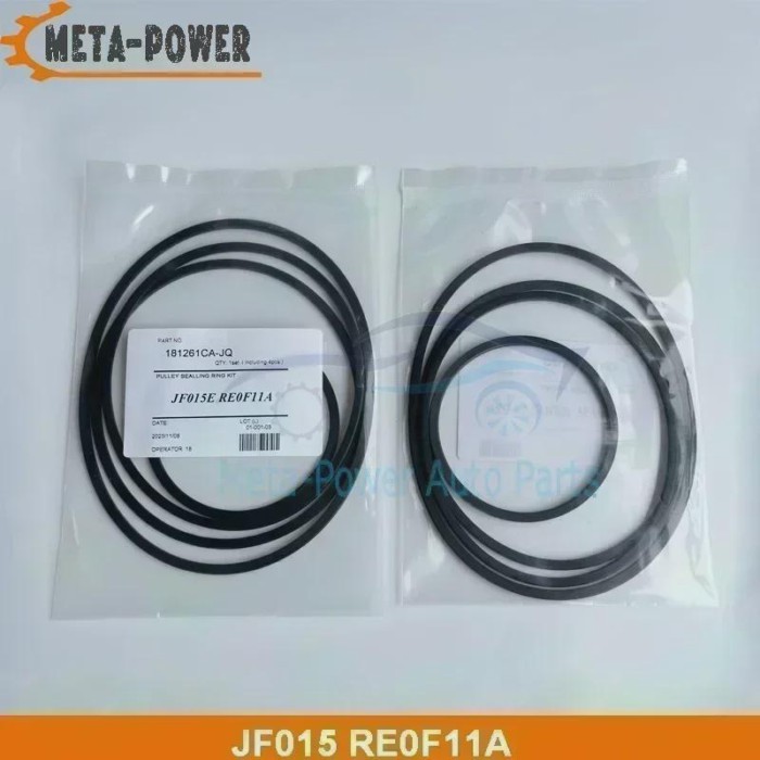 2~5Set JF015 JF015E RE0F11A CVT O-rings Transmission Repair D-ring Pulley Kits Gearbox Piston Rubbe