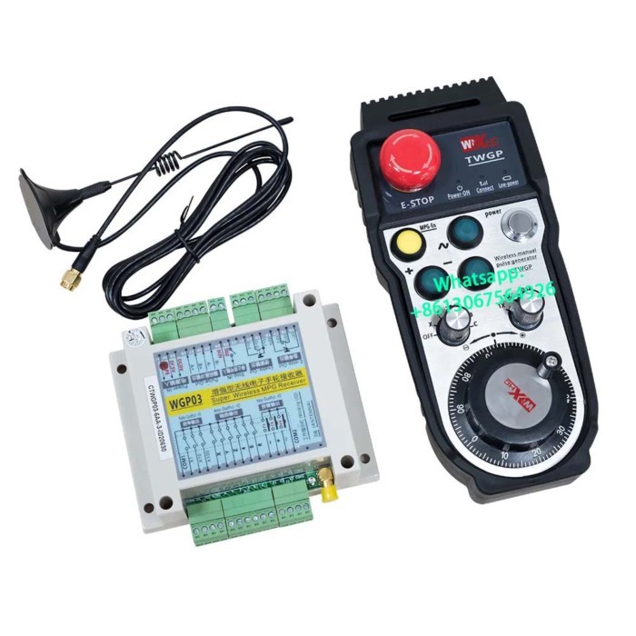 Enhanced 6 Axis CNC Wireless MPG MPG Manual Pulse Generator Electronic Handwheel Estop for SIEMENS