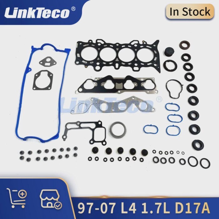 Auto Engine Parts Full Gasket Repair Set Kit Fit 97-07 D17A L4 1.7 L For ACURA EL HONDA CIVIC EDIX