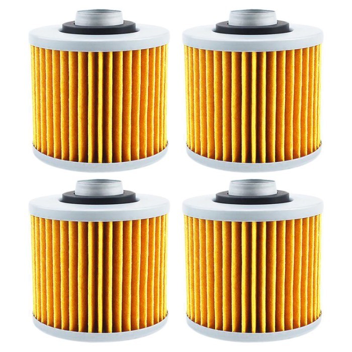 1/2/4 Pcs Cyleto Motorcycle Oil Filter for Yamaha SR250 SR 250 SR400 SR500 SR 400 500 SRX400 SRX600