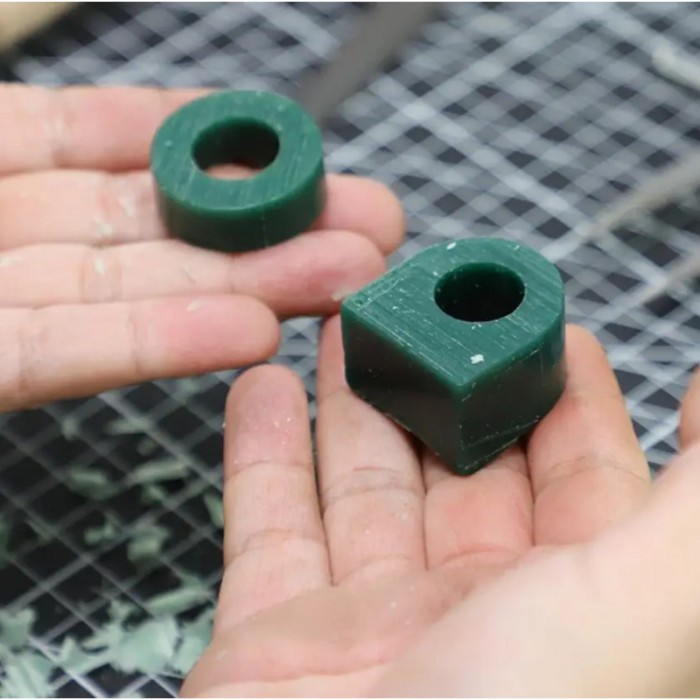 1Pcs Hollow Wax Tube Carving Wax Ring Tube Jewelry Center Hole Round Hard Wax Blank Modeling Wax