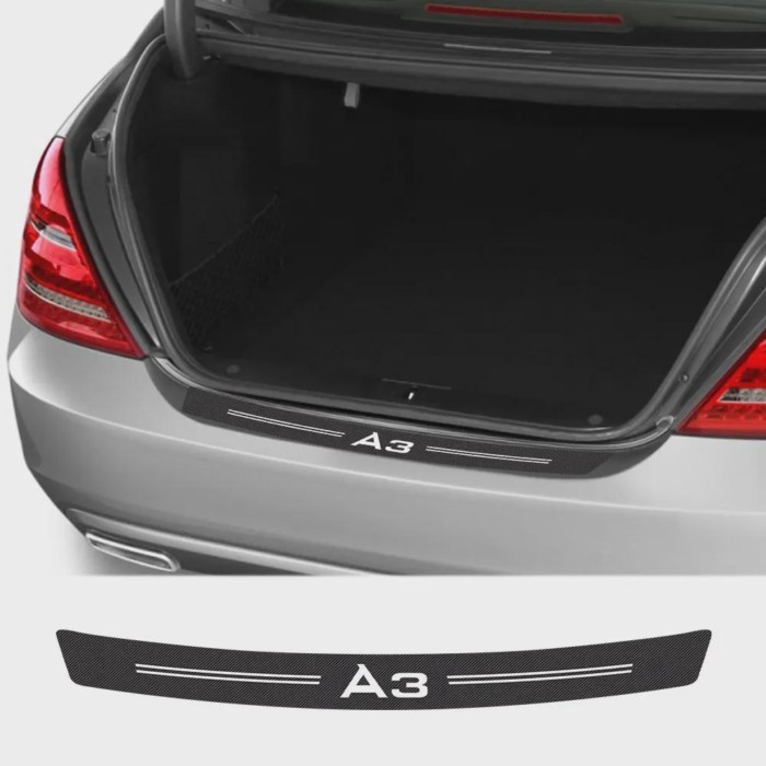 Car Stickers For Audi A3 8P S3 8V 8L Sportback E-Tron Limousine Car Accessories Carbon Fiber Rear B
