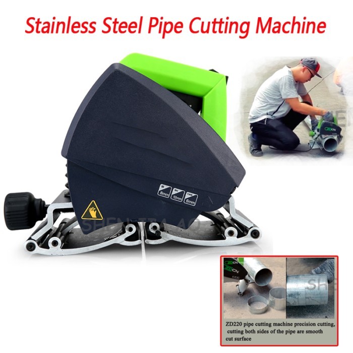 1000W Copper/Steel Pipe Cutter Electric Pipe Cutter Handheld Round Pipe Cutting Machine 15-220MM Pi