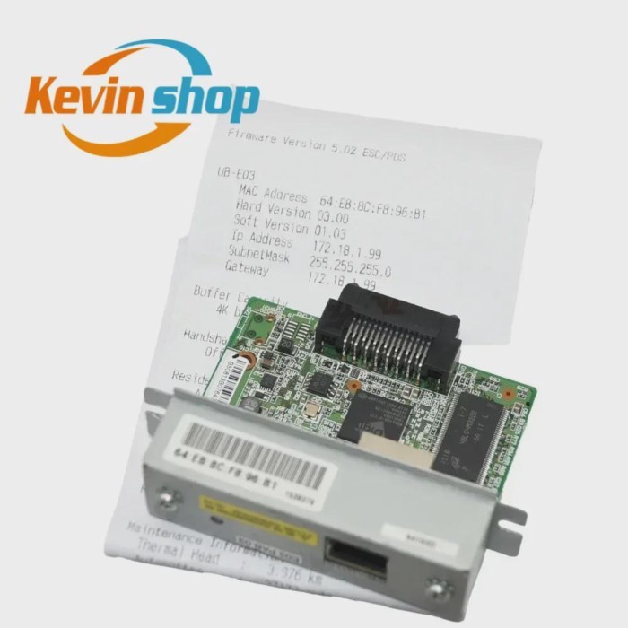 Ethernet Interface For Epson TM U220B 220PB 220PD 220PA TM T81 T82II T88III T88IV T88V T70 T90 T86L