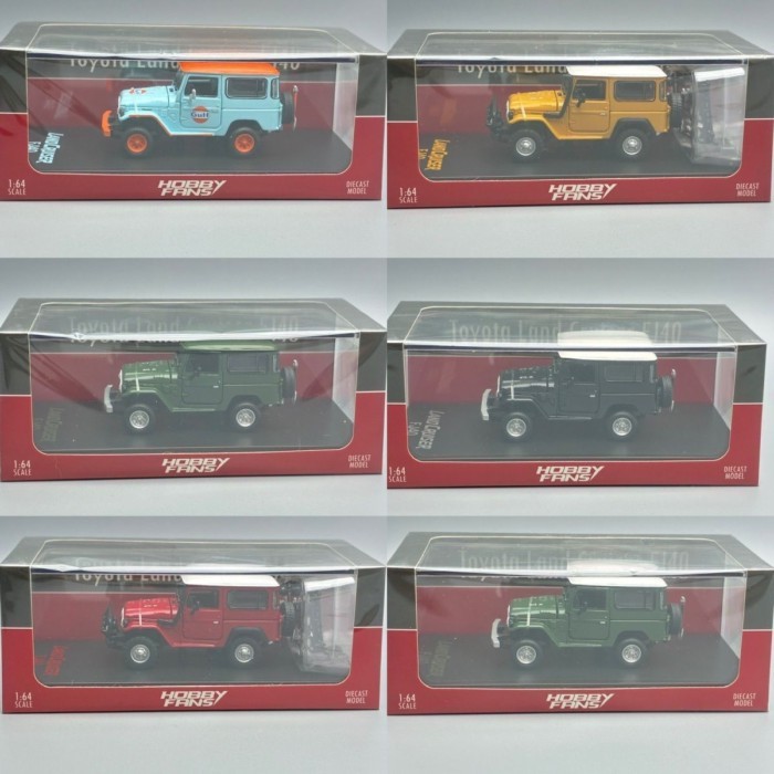 1/64 Hobby Fans Toyota FJ40 Hobby Fans Toyota FJ40 Hobby Fans โมเดลรถโลหะผสม