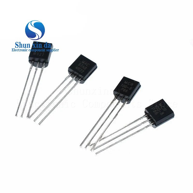 20PCS MCR100-6 MCR100-8 BT131-600 BT169D MAC97A6 MAC97A8 TO92 BT134-600E TO126 MCR100 BT131 BT169 97