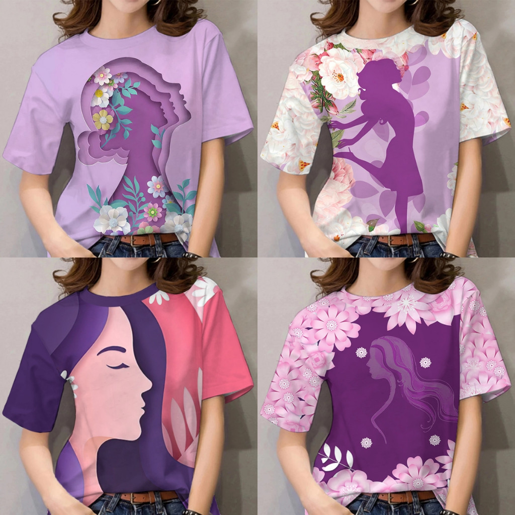 Womens-History-Month-March-2026-Fully-Sublimation-T-Shirt-We-Can-Be-Equall-Purple-Fridays-Round-T-Sh