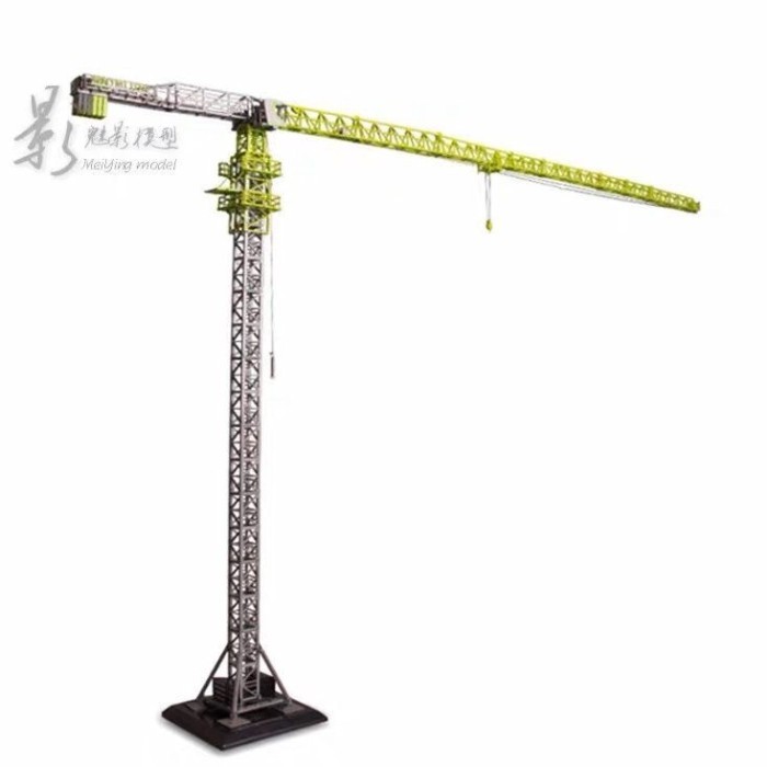 ZOOMLION ZOOMLION Tower แขวนรุ่น 1: 80 หัวแบน Tower Crane TC6513-8B รุ่นโลหะผสม