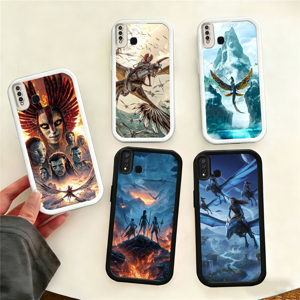 WB15 Avatar Casing สําหรับ Hp ชุบ VIVO Y66 Y93 Y91C Y91 Y81s Y81 Y75 Y53s Y56 Y95 5G TPU วัสดุ