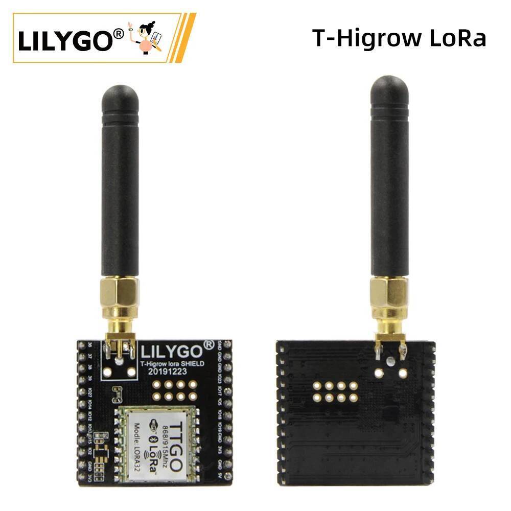 ลิลลี่โก® TTGO T-Higrow LoRa Shield 868Mhz / 915Mhz บอร์ดขยายฟังก์ชั่น