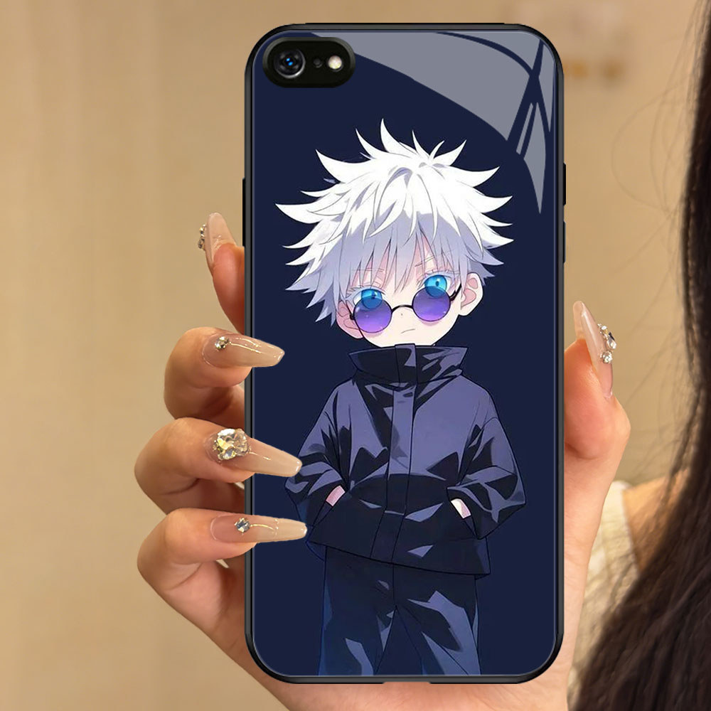 HP TT-50 Jujitsu Kaisen เคสโทรศัพท์แก้ว iPhone 6S X 7 XS SE XR 8 6 Max Plus 2020 2022