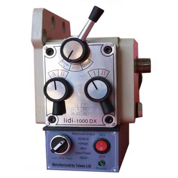 LIDI-1000DX Auto Feed Driller Milling Machine Power Feed Knife Motor Knife Motor YS5634 180W 380V A