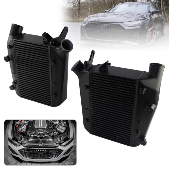 Intercooler System Kit Bar & Plate Upgrade Twin for Audi C8 RS6/RS7 Sportback 4.0 V8 2020+ Aluminum