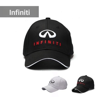 หมวกเบสบอล ผ้าฝ้าย พิมพ์ลายโลโก้ Infiniti สไตล์เกาหลี เหมาะกับของขวัญ สําหรับรถยนต์