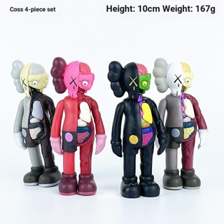 โมเดลตุ๊กตาฟิกเกอร์ Sesame Street Kaws Kaws Semi-Anatomical แบบสร้างสรรค์ สําหรับตกแต่ง