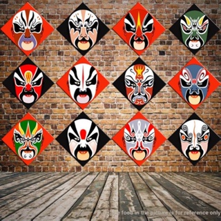 ภาพวาดจิตรกรรม ลายตัวอักษร Peking Opera Sichuan Opera สําหรับตกแต่งบ้าน ร้านอาหาร