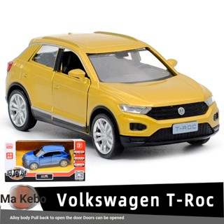 Yufeng RMZ Volkswagen Volkswagen T-ROC โมเดลรถยนต์อัลลอย 1: 36 ของเล่นสําหรับเด็กผู้ชาย