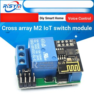 Cross-array M2 IoT สวิตช์ควบคุมด้วยเสียง พัฒนาการทุติยภูมิ DIY Smart Home-Crazy IoT