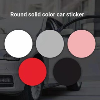 {Dot Sticker} สติกเกอร์ ทรงกลม สีขาว สีดํา สีเทา สีชมพู สําหรับตกแต่งรถยนต์