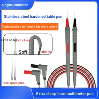 Zhikai ปากกามัลติมิเตอร์ สเตนเลส ปลายพิเศษ 20A อุปกรณ์เสริม สําหรับมัลติมิเตอร์แรงดันไฟฟ้า