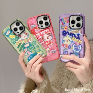 เคสโทรศัพท์มือถืออะคริลิค ลายการ์ตูนสุนัข และแมว สําหรับ IPhone 11 12 13 14 IPhone Pro 11 12 13 14 IPhone Promax 11 12 13 14 IPhone 14plus X Xsmax Xr 7p iphonex