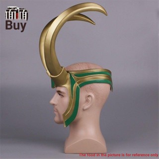 มาใหม่♣✙ ̅ ̅ Loki loki หมวกกันน็อคคอสเพลย์ Thor 3 Ragnarok สําหรับปาร์ตี้ฮาโลวีน