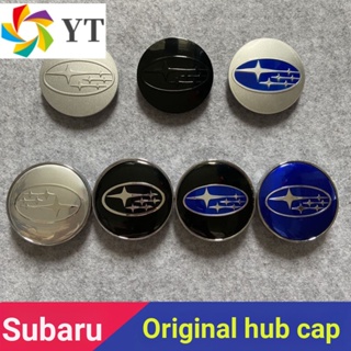 Subaru * SUBARU IMPREZ ฝาครอบขอบล้อ 59 มม. XV ฝาครอบขอบล้ออลูมิเนียม WRX STI ฝาครอบยางกลาง