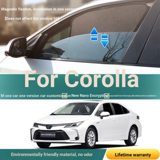 ((หมายเหตุการสั่งซื้อ สําหรับรถยนต์ โมเดลและปี) ผ้าม่านบังแดดรถยนต์ Toyota Corolla ม่านบังแดดรถยนต์ ม่านบังแดด ความเป็นส่วนตัว ฉนวนกันความร้อน