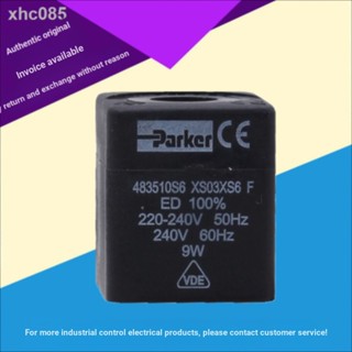 คอยล์วาล์วโซลินอยด์ สไตล์ Parker 483510S6 F XS03XS6F 220v 50HZ 240 60HZ 9W