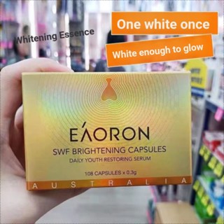 Australia Eaoron Australian Water Luminous Essence แคปซูลไวท์เทนนิ่ง ลดเลือนจุดด่างดํา ต่อต้านอนุมูลอิสระ ลดรอยสิว ต่อต้านริ้วรอยก่อนวัย 108 แคปซูล