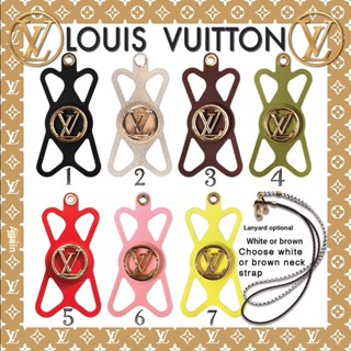สายคล้องคอซิลิโคน สีน้ําตาล พร้อมกล่อง เป็นมิตรกับสิ่งแวดล้อม สไตล์ยุโรป อเมริกัน สําหรับห้อยโทรศัพท์มือถือ