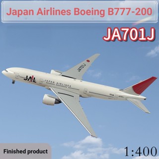 โมเดลเครื่องบินจําลอง 1: 400 JAL B777-200 JA701J